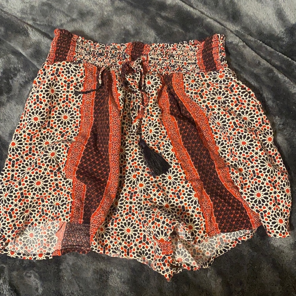 forever 21 patterned dress shorts